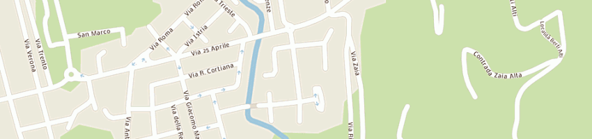 Mappa della impresa bottega d'arte orafa a VIESTE