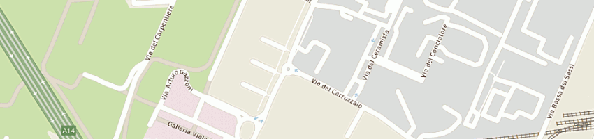 Mappa della impresa cea centro emiliano accumulatori (sas) a BOLOGNA
