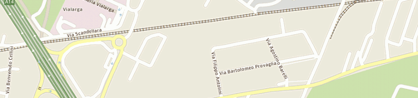 Mappa della impresa romolo monteverdi srl a BOLOGNA