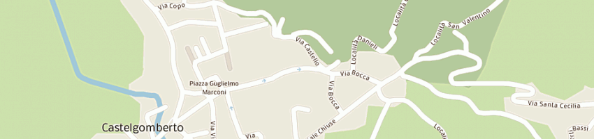 Mappa della impresa faggion sergio oreficeria e c (snc) a CASTELGOMBERTO