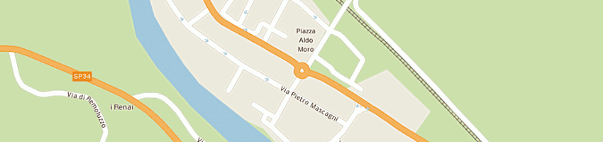 Mappa della impresa studio tecnico lucherini e papini associati a PONTASSIEVE