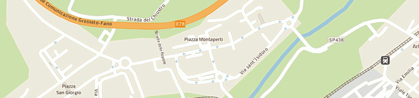 Mappa della impresa avis gruppo donatori di sangue a SIENA