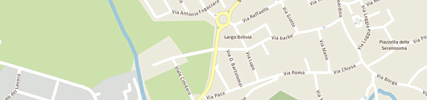 Mappa della impresa bedin fabris assunta a MALO
