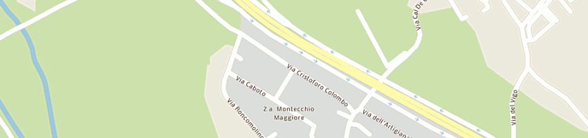 Mappa della impresa autofficina tecchio di tecchio francesco e pierangelo (snc) a MONTECCHIO MAGGIORE