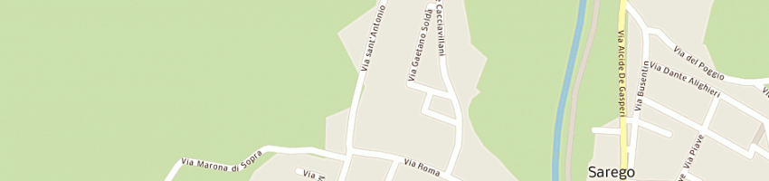 Mappa della impresa rav autofficina (snc) a SAREGO