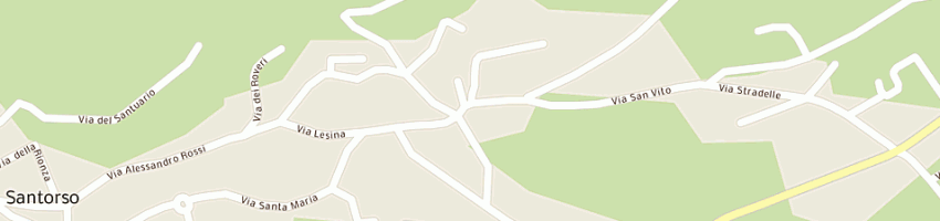Mappa della impresa associazione spazio bambini la cicogna a SANTORSO