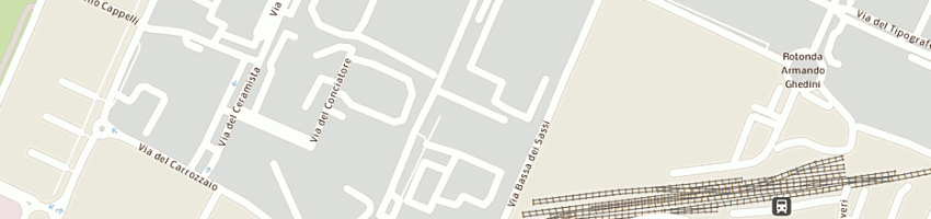 Mappa della impresa lce srl a BOLOGNA