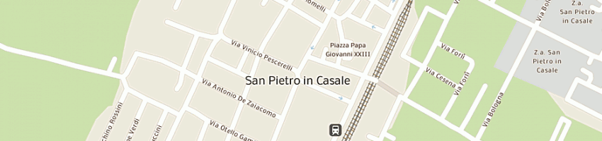 Mappa della impresa servizi s pietro di roberto manferdini e c sas a SAN PIETRO IN CASALE
