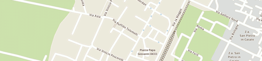 Mappa della impresa ie t impianti e tecnologia - srl a SAN PIETRO IN CASALE