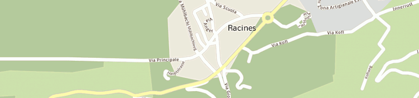 Mappa della impresa leitner markus a RACINES