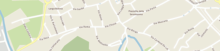Mappa della impresa saccardo sante a MALO