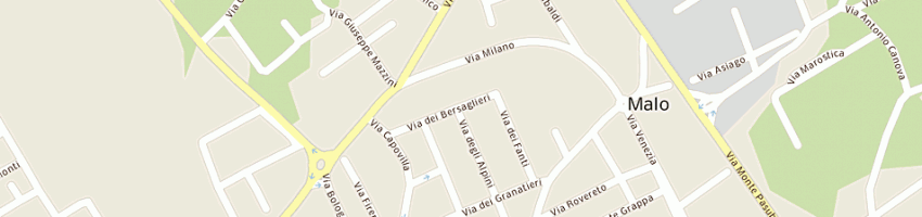 Mappa della impresa marchioro luigi a MALO