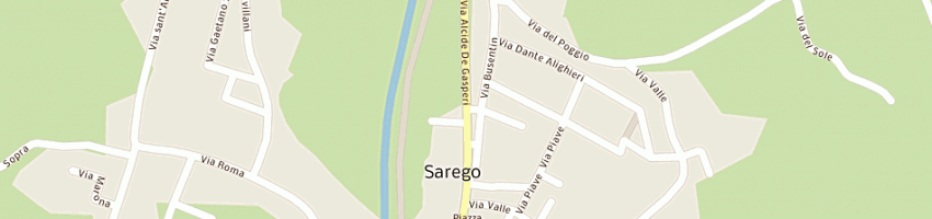 Mappa della impresa faedo giancarlo a SAREGO