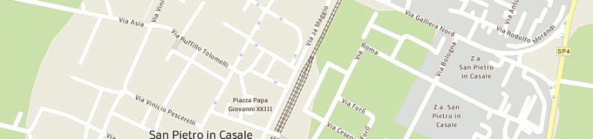 Mappa della impresa vm di vivarelli massimiliano a SAN PIETRO IN CASALE