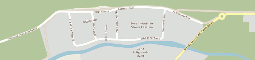 Mappa della impresa ondulati trentini spa a GRIGNO