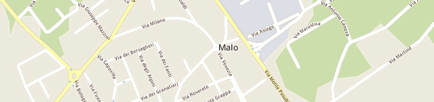 Mappa della impresa cecchetto roberto a MALO