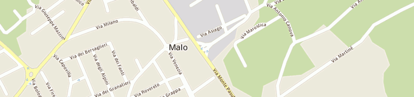 Mappa della impresa 3b di barcarolo gaetano e c snc a MALO