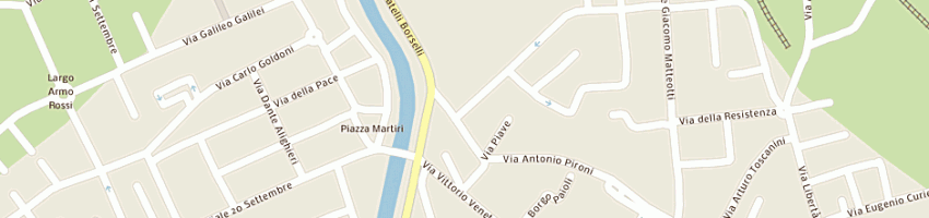 Mappa della impresa tecnimpianti sas a BONDENO