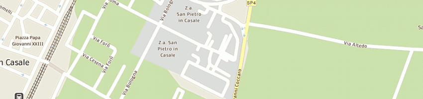Mappa della impresa seteco srl a SAN PIETRO IN CASALE