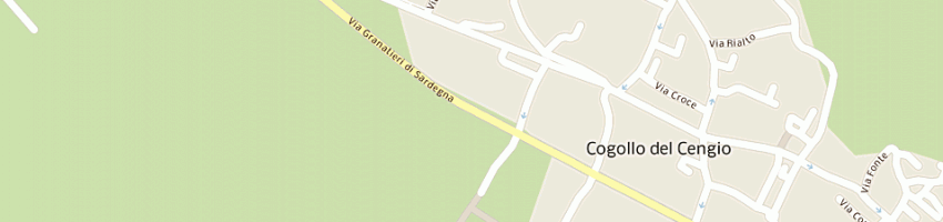 Mappa della impresa autofficina fratelli zordan a COGOLLO DEL CENGIO