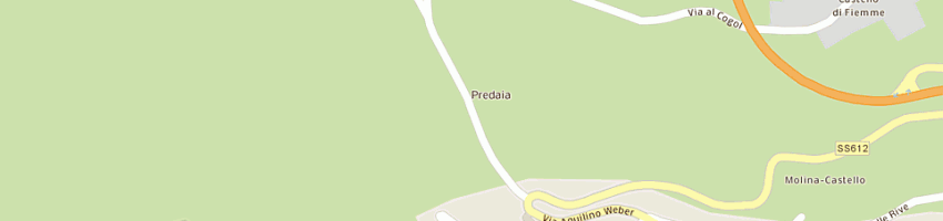 Mappa della impresa dalle nogare mario a CASTELLO MOLINA DI FIEMME