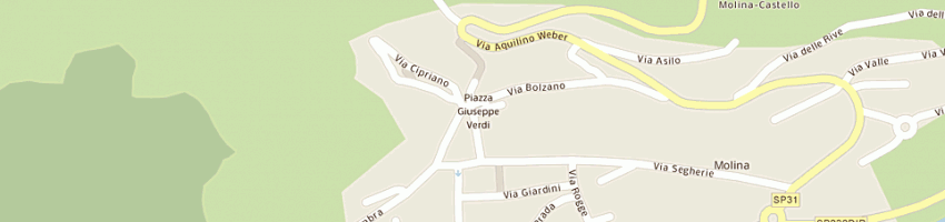 Mappa della impresa cavada walter a CASTELLO MOLINA DI FIEMME