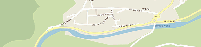 Mappa della impresa bolognani ivano a CASTELLO MOLINA DI FIEMME