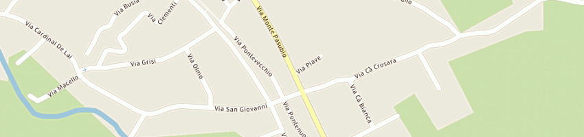 Mappa della impresa panizzon albino e gaetano snc a MALO
