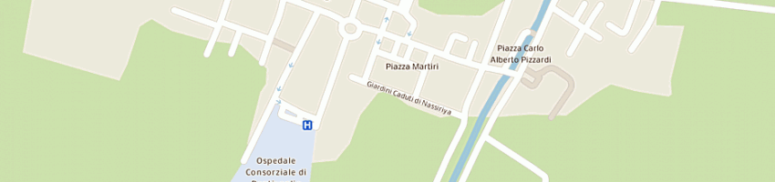Mappa della impresa farmacia di bentivoglio dei dottori duranti elena e guandalini luca sn a BENTIVOGLIO