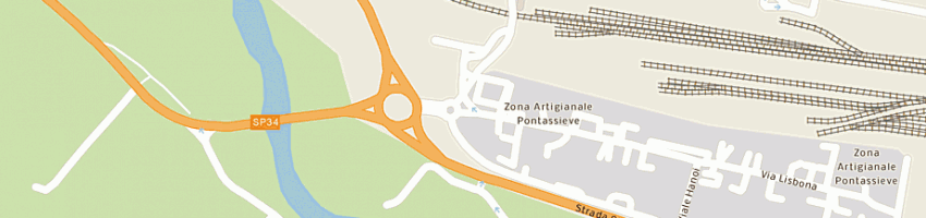 Mappa della impresa pelletteria assi di piccioli sabrina e simona sdf a PONTASSIEVE