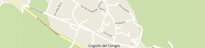 Mappa della impresa capovilla giuseppe a COGOLLO DEL CENGIO