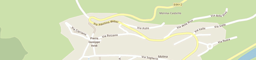 Mappa della impresa corradini i e mich g lavori artistici a CASTELLO MOLINA DI FIEMME