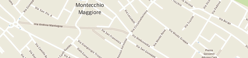 Mappa della impresa los dos (srl) a MONTECCHIO MAGGIORE