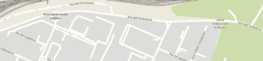 Mappa della impresa bianchi romano e c snc a BOLOGNA