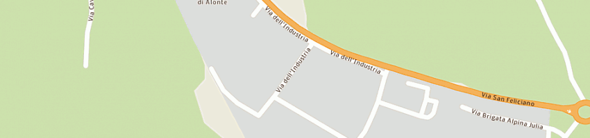Mappa della impresa brazzarola gianfranco e c (snc) a ALONTE