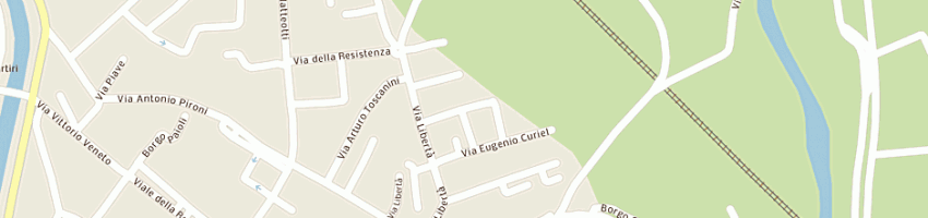 Mappa della impresa campini andrea a BONDENO