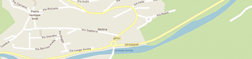 Mappa della impresa bortolotti mario a CASTELLO MOLINA DI FIEMME