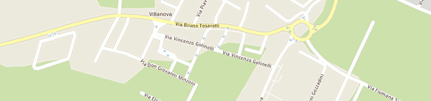 Mappa della impresa centro sociale e ricreativo villanova a CASTENASO