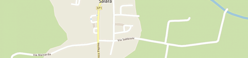 Mappa della impresa studio massari snc a SALARA