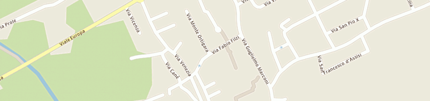 Mappa della impresa bar del popolo di zennari tiziana e c snc a MARANO VICENTINO