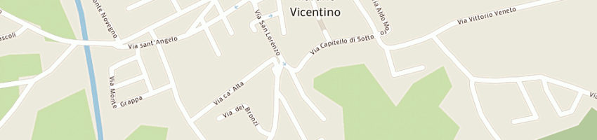 Mappa della impresa pedroni dario a MARANO VICENTINO