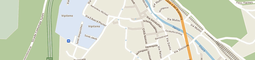 Mappa della impresa hotel mezzaluna sas a VIPITENO