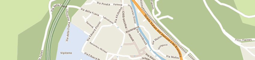 Mappa della impresa jagerkeller a VIPITENO