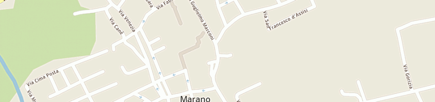 Mappa della impresa franco studio service (srl) a MARANO VICENTINO