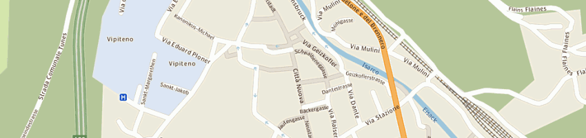 Mappa della impresa hotel post a VIPITENO