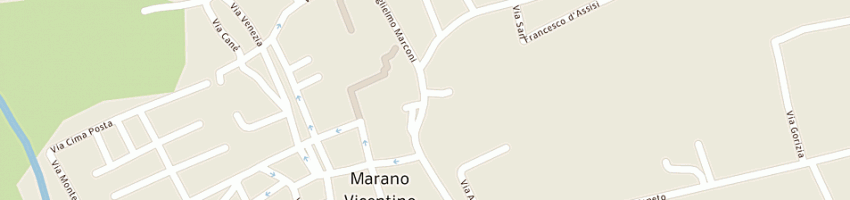 Mappa della impresa papi snc di panozzo piero e pilastro vito a MARANO VICENTINO