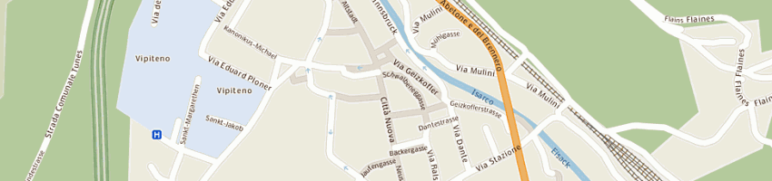 Mappa della impresa iana kindermode di rã„ggla waltraud a VIPITENO