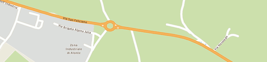 Mappa della impresa zaninello vittorio a ALONTE