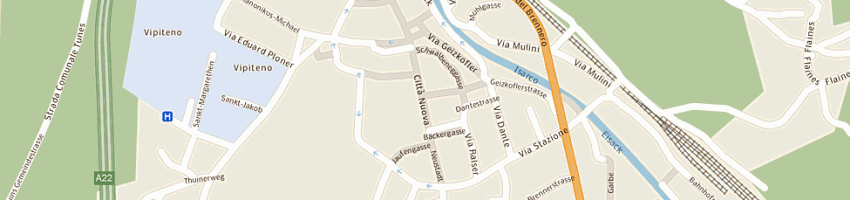 Mappa della impresa museo multscher a VIPITENO