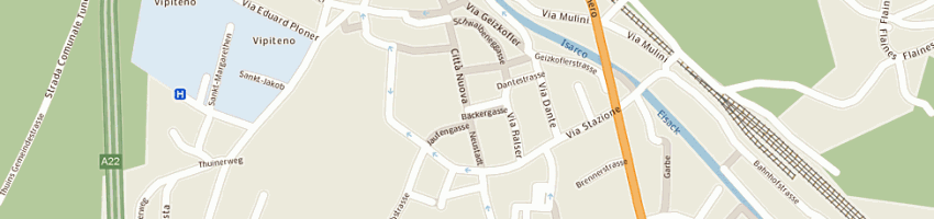 Mappa della impresa ossanna erich a VIPITENO